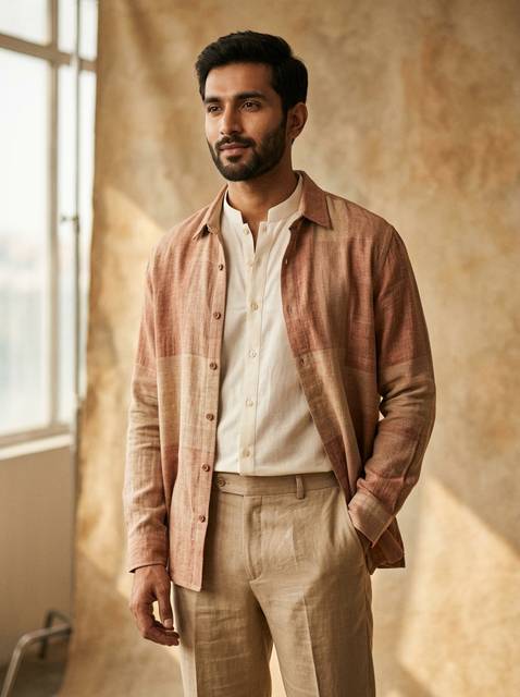 Inzash Collection Men Collection - Tailored Jacquard Waistcoats & Classic Kurtas